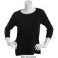 Petite Zac & Rachel 3/4 Sleeve Stud Accent Details Sweater - image 6