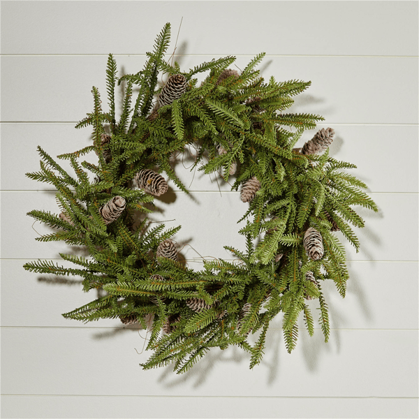 Melrose 24in. Pine & Pinecone Wreath