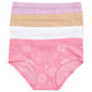 Girls (7-16) René Rofé® Gracelyn 4pk. Floral Seamless Underwear - image 2