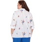 Plus Size Alfred Dunner The Royal Treatment Floral Button Blouse - image 2