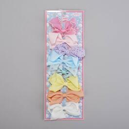 Girls Capelli&#40;R&#41; New York 8pc. Pastel Mix Clip Bows