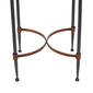 9th & Pike® Black Metal Traditional Accent Table - image 5