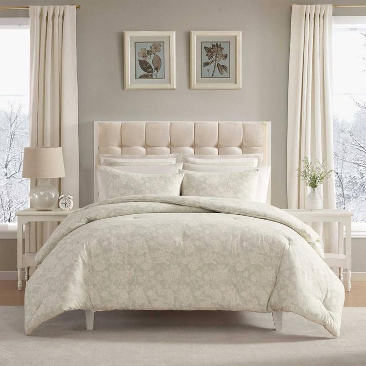 Laura Ashley Meredith Flannel Cotton Comforter Set