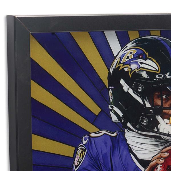 Open Road Ravens Jackson Acrylic Framed Wall Decor