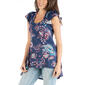 Womens 24/7 Comfort Apparel Paisley Tunic Top - image 2