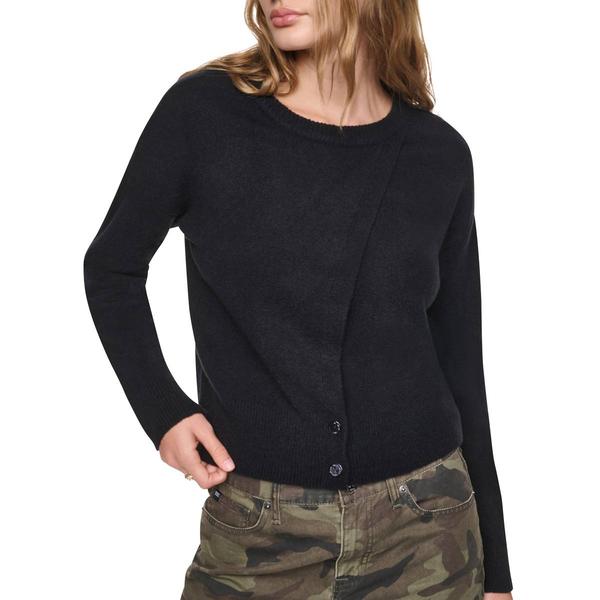 Womens DKNY Jeans Long Sleeve Solid Sweater