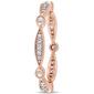 Diamond Classics&#8482; 10kt. Rose Gold 1/4ct. Diamond Band Ring - image 2