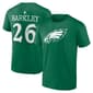 Mens Fanatics Eagles Saquon Barkley Number 26 Tee - image 1