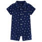 Baby Boy &#40;12-18M&#41; Nautica Polo Nautical Waffle Knit Romper - image 1