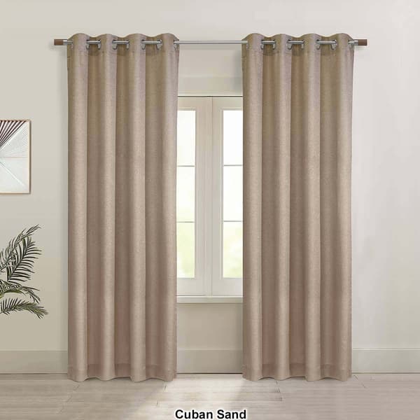 Sparkle Woven Grommet Panel w/ Lurex Accent