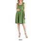 Plus Size 24/7 Comfort Apparel Maternity Soft Flare A-Line Dress - image 4