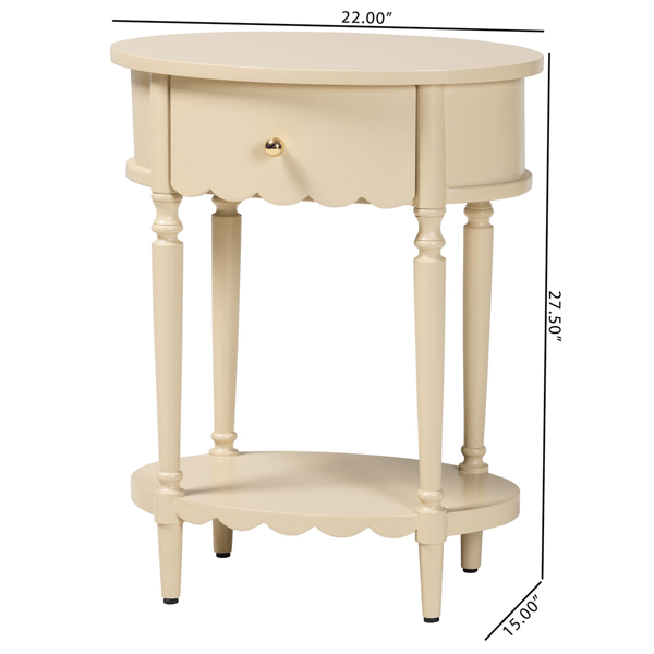bali & pari Liba 1-Drawer End Table