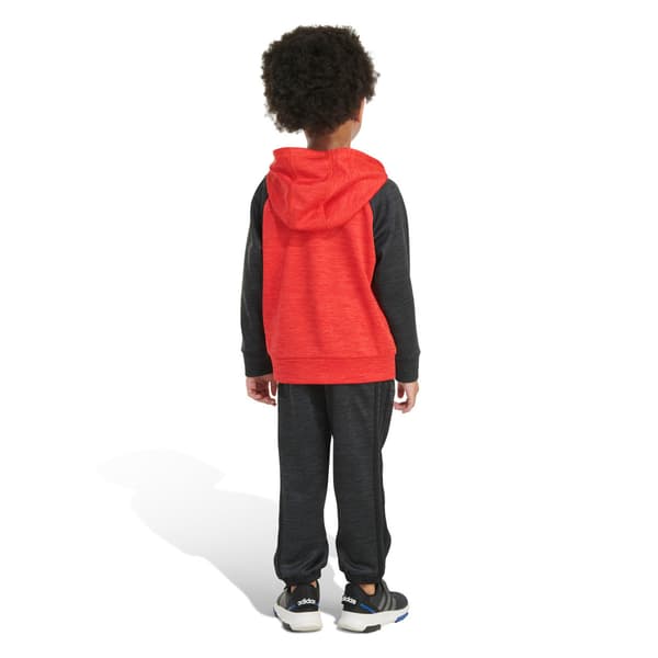 Boys (4-7) adidas® Hoodie & Joggers Set - Bright Red Heather