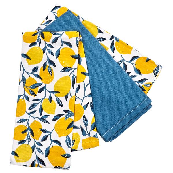 Celine''s Kitchen Lemons 3pk. Kitchen Towel Set - image 