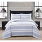 London Fog Striped Flannel Comforter Set - image 1