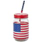 Home Essentials 15 Oz Flag Sipper w/ Straw - image 1