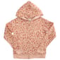 Girls (7-16) No Comment Long Sleeve Zip Up Leopard Heart Hoodie - image 1