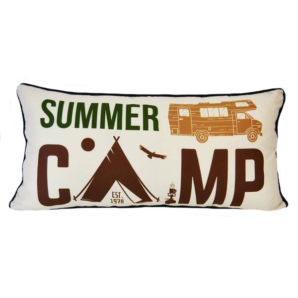 Your Lifestyle Bear Cabin Camp Decorative Pillow - 11x22 - image 