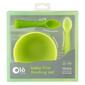 Ol&#225;baby 3pc. First Training Steam Bowl and Spoon Set - Mint - image 2