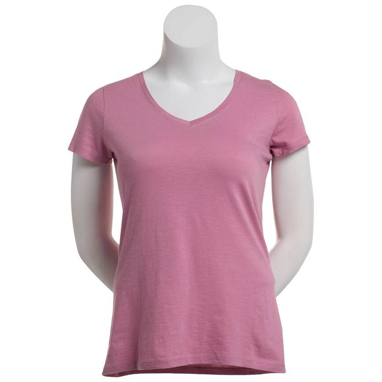 Petite Architect(R) Short Sleeve Slub V-Neck Tee