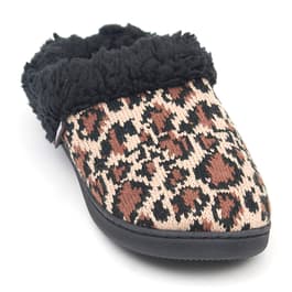 Womens MUK LUKS&#40;R&#41; Suzanne Clog Slippers - Leopard