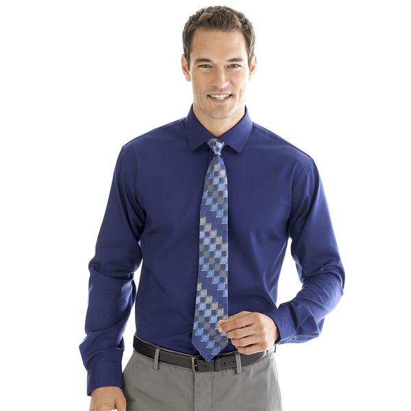 Mens Architect&#40;R&#41; Spread Collar Dress Shirt - Twilight Blue - image 