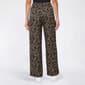 Petite Robert Louis Silky Tab & Button Abstract Wide Leg Pants - image 2
