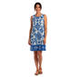 Petite MSK Sleeveless Medallion Back Keyhole Shift Dress - image 1