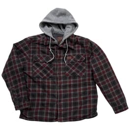 Flannel hooded jacket online boscov's