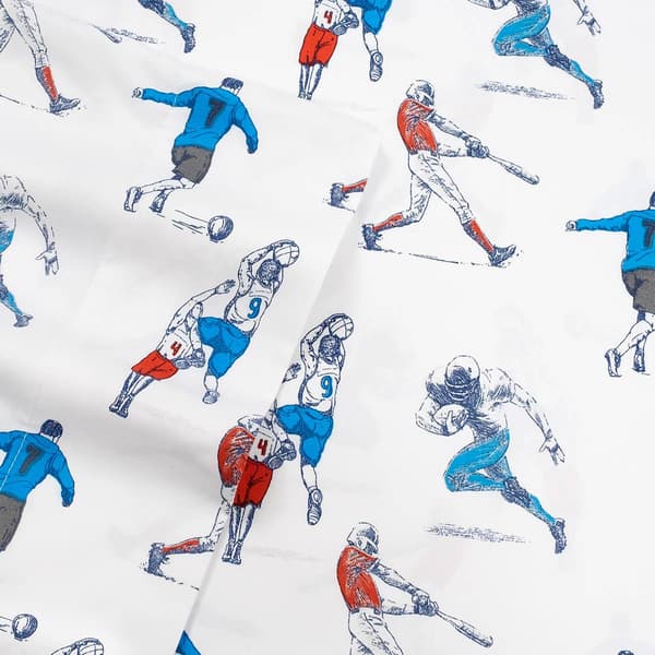 Sweet Home Collection Kids Fun & Colorful Sports Sheet Set