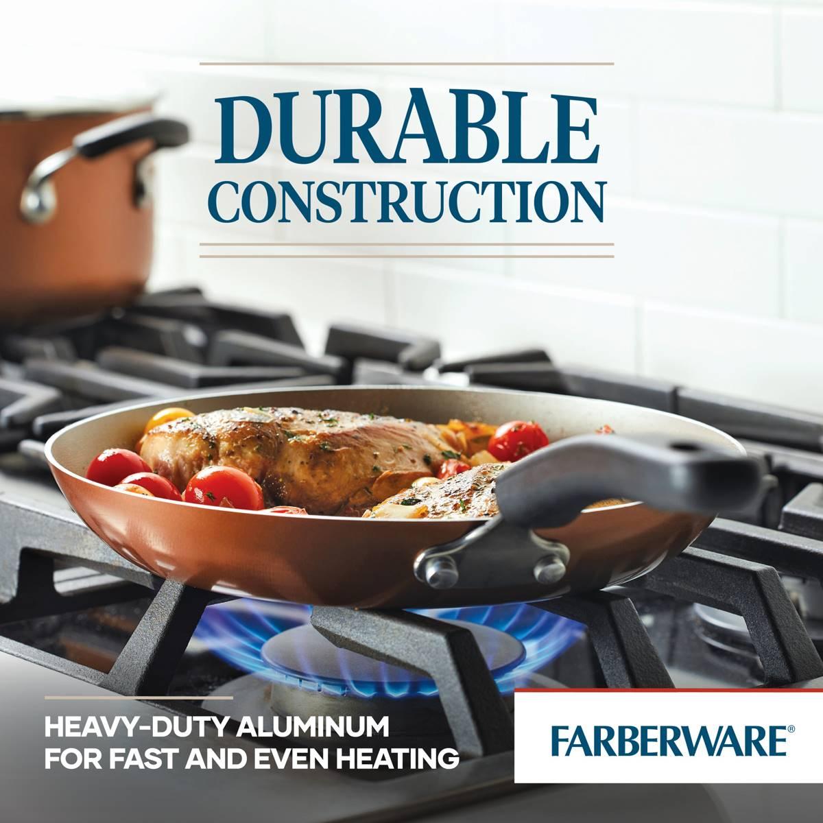 Farberware® DiamondMax™ Nonstick 15pc. Cookware Set - Copper