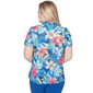 Womens Alfred Dunner The Royal Treatment Floral Button Blouse - image 2