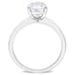 Sterling Silver 2ctw. White Moissanite Solitaire Ring - image 2