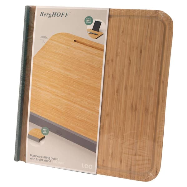 BergHOFF Balance 17.5in. Bamboo Cutting Board w/ Tablet Stand
