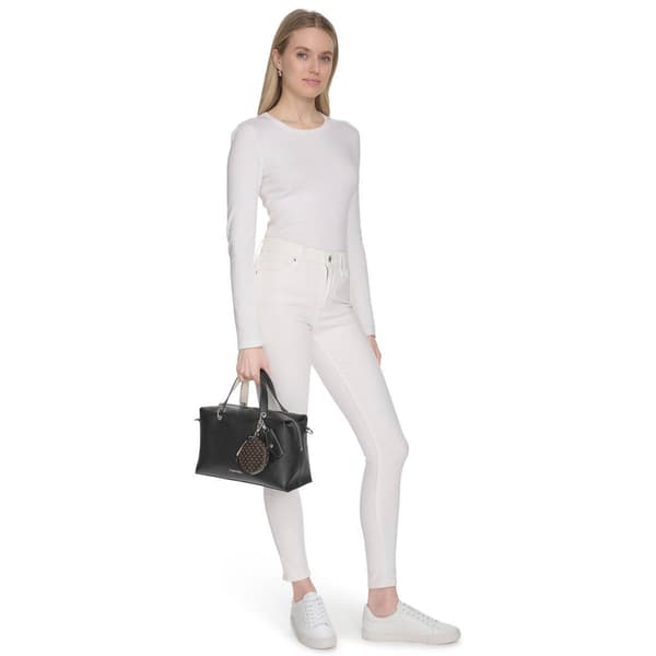 Calvin Klein Cali Satchel with Zipper Closure