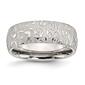 Mens Gentlemen's Classics&#40;tm&#41; Textured Stainless Steel 8mm Band - image 1