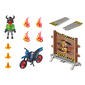 Playmobil Stunt Show Motorcross with Fiery Wall - image 2
