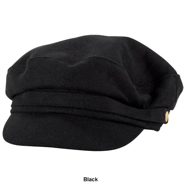 Womens Vince Camuto Solid Wool Skipper Newsboy Cabbie Hat