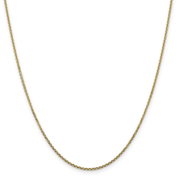 Unisex Gold Classics&#8482; 1.45mm. Solid Diamond Cut 14in. Necklace