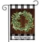 Briarwood Lane Farmhouse Wreath Welcome Garden Flag - image 1