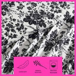 Betsey Johnson Betseys Toile Microfiber Duvet Cover Set