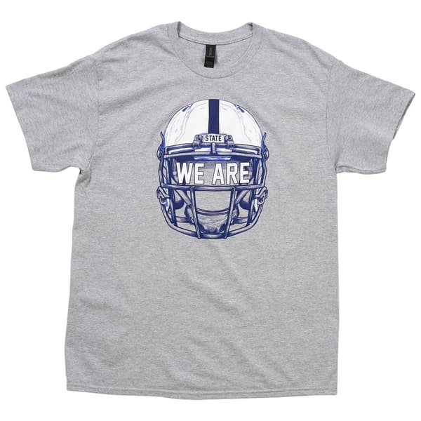 Mens Tailgate State Football Helmet Short Sleeve Tee - image 