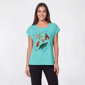 Womens New York Laundry Dolman Sleeve Coastal Round Neck Tee - image 1