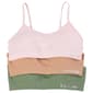 Girls &#40;7-16&#41; Bebe 3pk. Butterfly Seamless Bras - Dreamy Pink - image 1