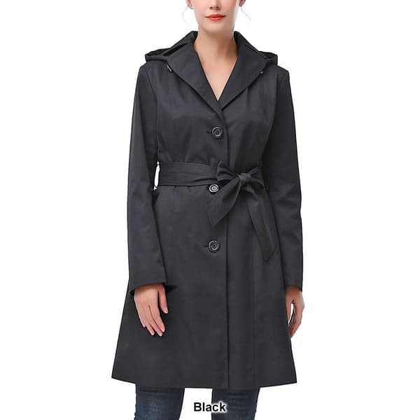 Womens BGSD Waterproof Hooded Trench Coat