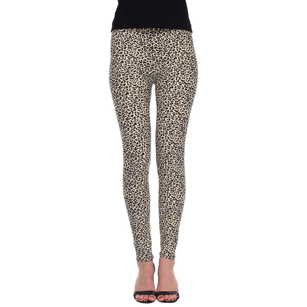 Womens White Mark Cheetah Leggings