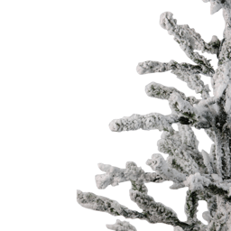 Northlight 3ft. Green Flocked Alpine Coral Christmas Tree