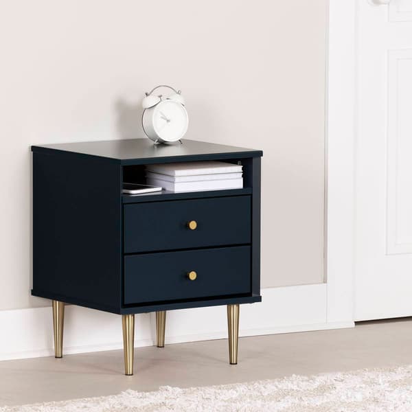 South Shore Dylane 2-Drawer Nightstand