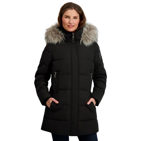 Womens Nautica Heavyweight Jacket With Bib And Belt - image 