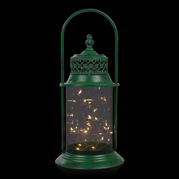 Alpine String Light Metal and Glass Lantern